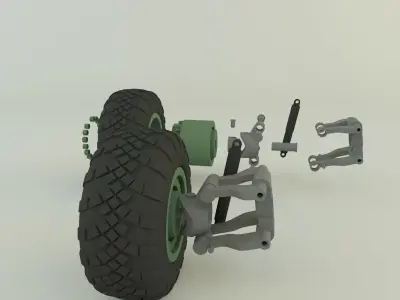 Russian Defense wheel 3D model