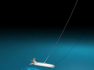 Variable depth sonar 3D model
