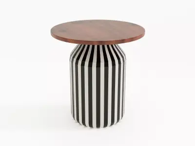 Classic End Table 3D model