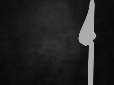 Spear wall lamp Free 3D model