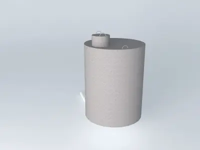 Cistern metal water tank Free 3D model