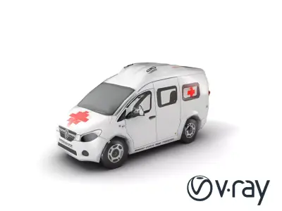 PhantomMed Evac Medical Transport model pack Low-poly 3D model
