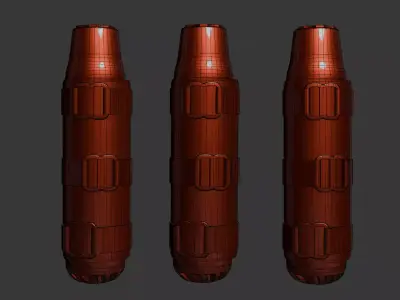 Simple Suppressors Low-poly 3D model
