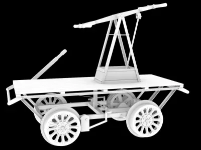 Pump Trolley 3D model