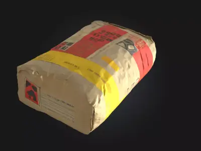 Cement Bag  Essential Construction Material 3D model