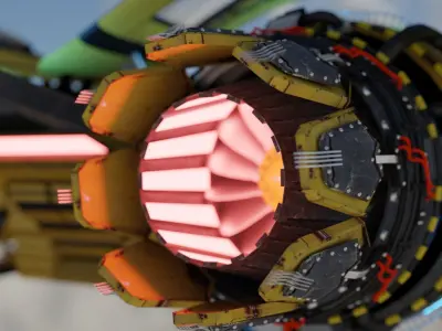 space fighter jet  3D model