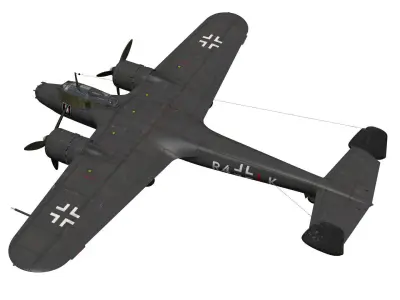 Dornier Do17 Z-10 3D model