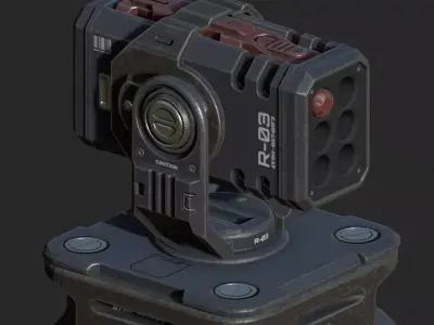 Rocket Launcher - Missile Launcher 3D model