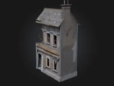 Abandoned Sanctuary  Sacred Ruins of a Forgotten Era 3D model