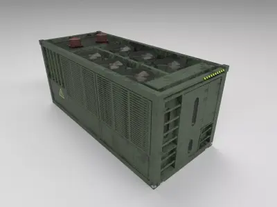 Mobile Power Generator 3D model