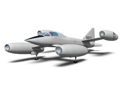 avro canada ts-140 3D model