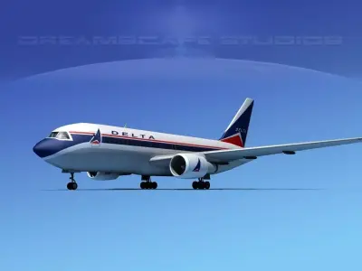Boeing 767-200ER Delta 1 3D model