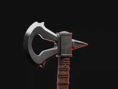 Tomahawk Low-poly 3D model purchase