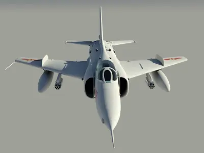 Nanchang Q-5 Fantan 3D model