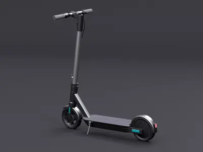 Electric Kick Scooter Low-poly 3D model purchase