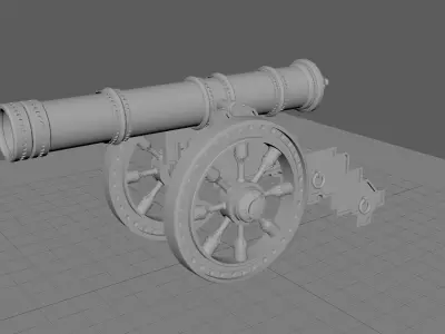 Cannon 3D 3D model