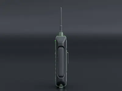 Millitary Dual Band Radio Low-poly 3D model