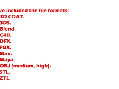 Wool Military-Style Beret Package 3D model