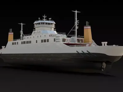 Car Ferry 3D model