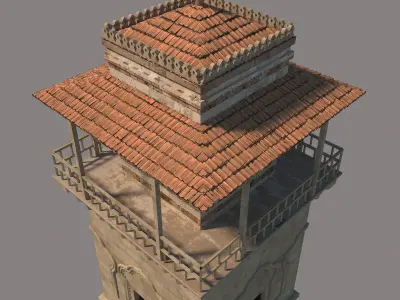 Medieval Tower 3D model
