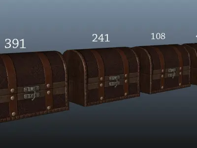 Relic Box 3D Model Low-poly 3D model