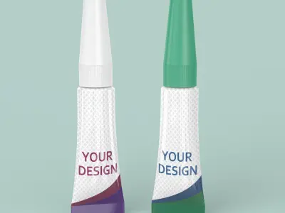 Super Glue Tube  3D model