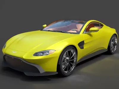 Aston Martin Vantage - Hyper-Detailed Luxury Sports Car 3D model