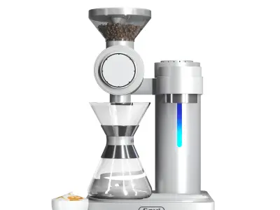 Gevi Smart Pour-over Coffee Machine 2 color versions 3D model