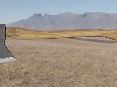 ax model axe Free 3D model