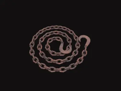 Medieval Chain Low-poly 3D model purchase