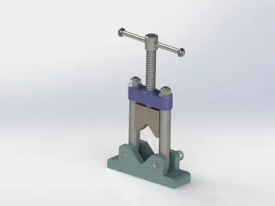 pipe vice 3D model buy