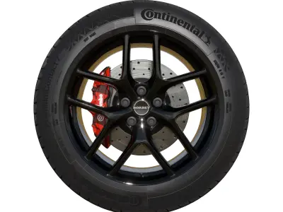 A3DPRO - Borbet Y 18 Continental PC7 3D model
