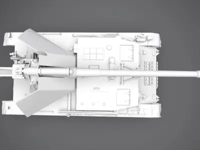 Waffentrager Scale model  3D print model