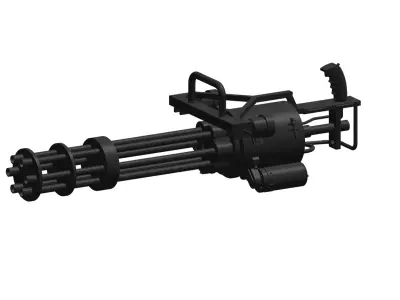 Minigun 3D model