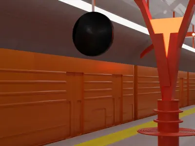 Real Subway in Istanbul 3D model