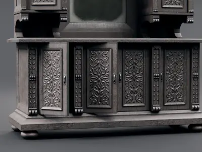 ancient dresser 3D model