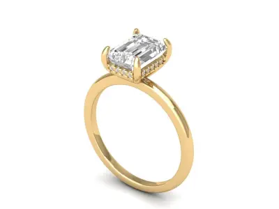 Wedding Ring 3D print model 54