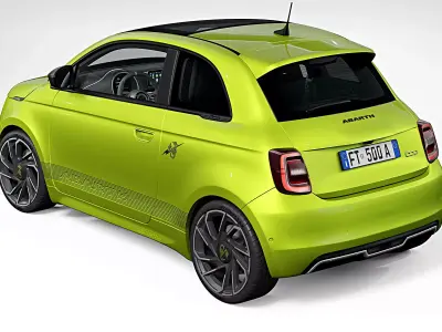 2023 Fiat 500e Abarth 3D model