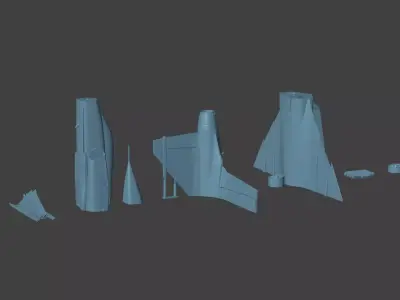 JAS 39 Gripen 3D print model