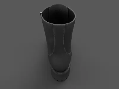 Female Boots Game Ready Low-poly 3D model