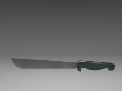 knife Low-poly 3D model 22
