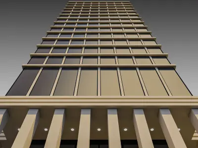 Commercial Building 012 3D model
