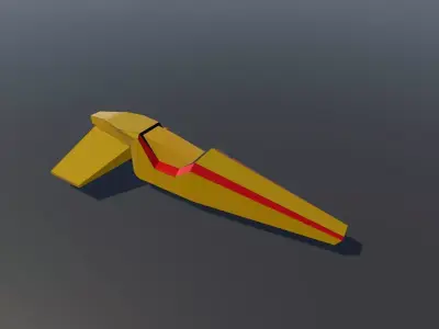 Space Ship - Game Ready 3D model