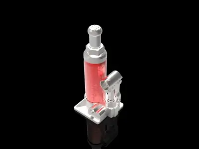 Hidraulic Jack Free 3D model