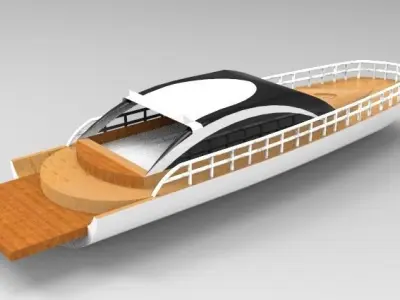 Yacht Model boat 3D print model