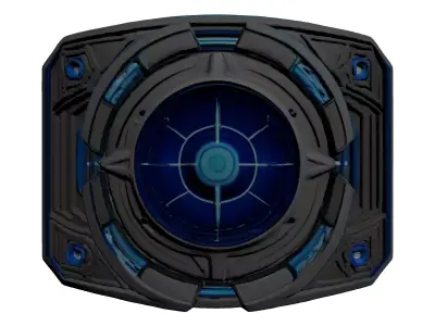 SciFi Cybernetic Energy Module 3D model