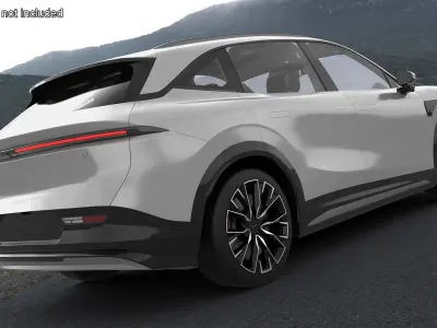  Zeekr 7X Pearl White Electric SUV 
