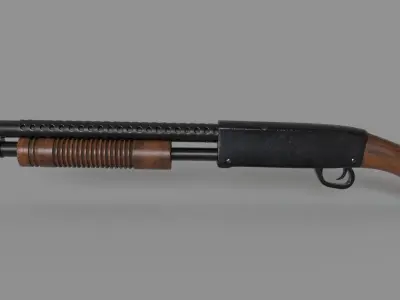 Shotgun Mossberg 590 Low-poly 3D model purchase