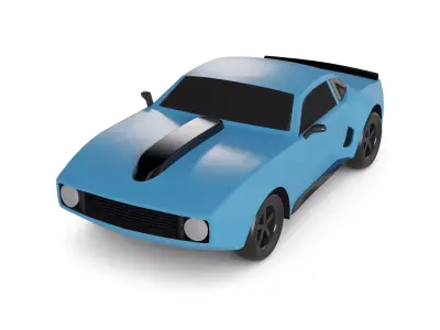Cars and action games Toy Car 3D model 8