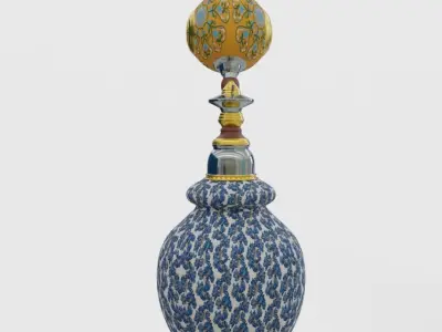 Old Perfume Fragrance 3D model